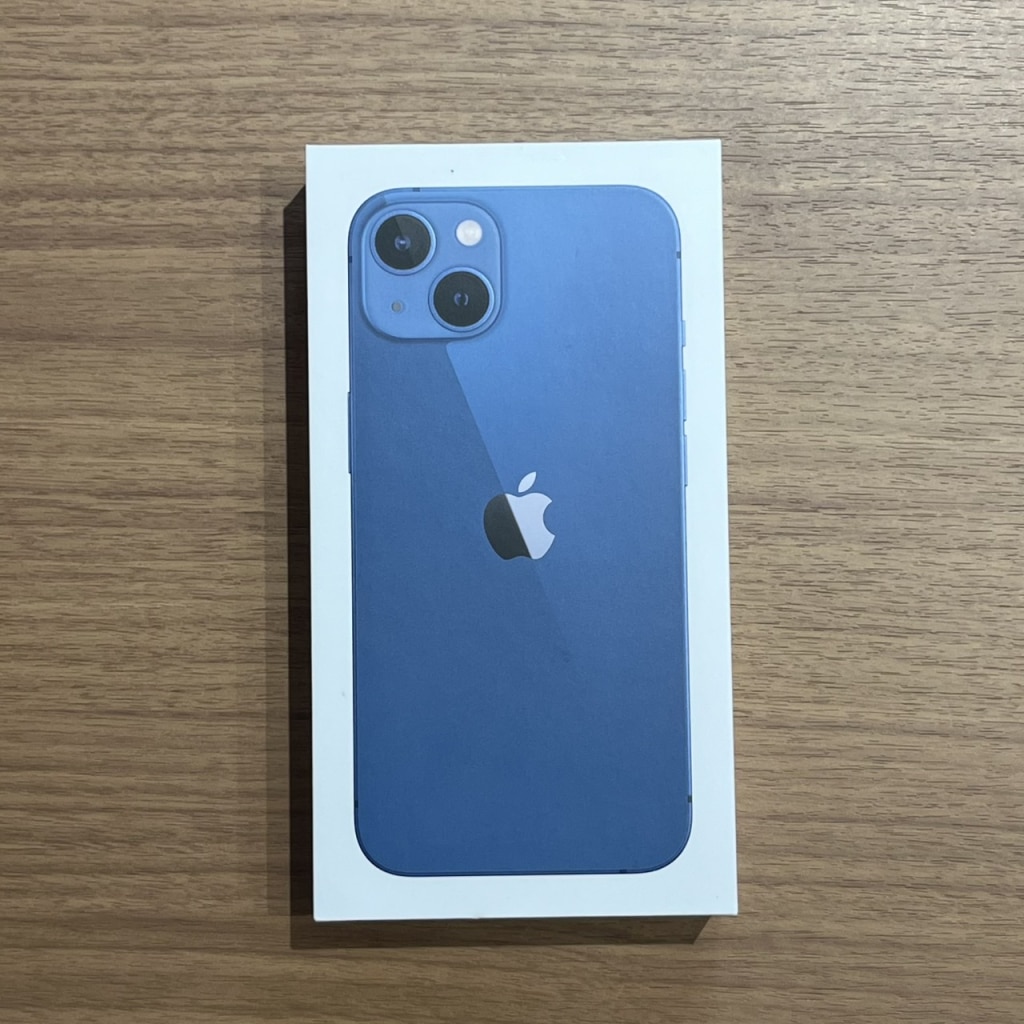 SIMロック解除(au) iPhone13 128GB ブルー MLNG3J/A