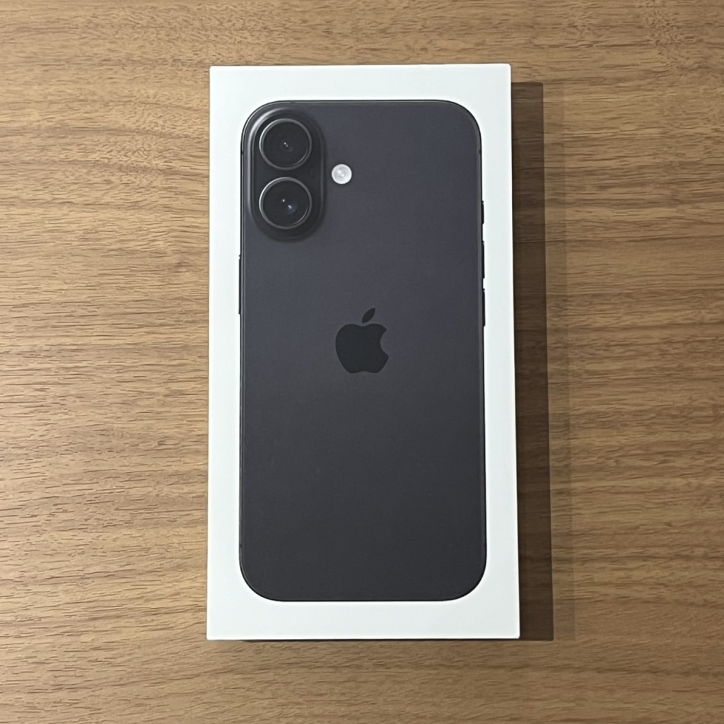 国内版SIMフリー iPhone 16 256GB ブラック NYDW3J/A