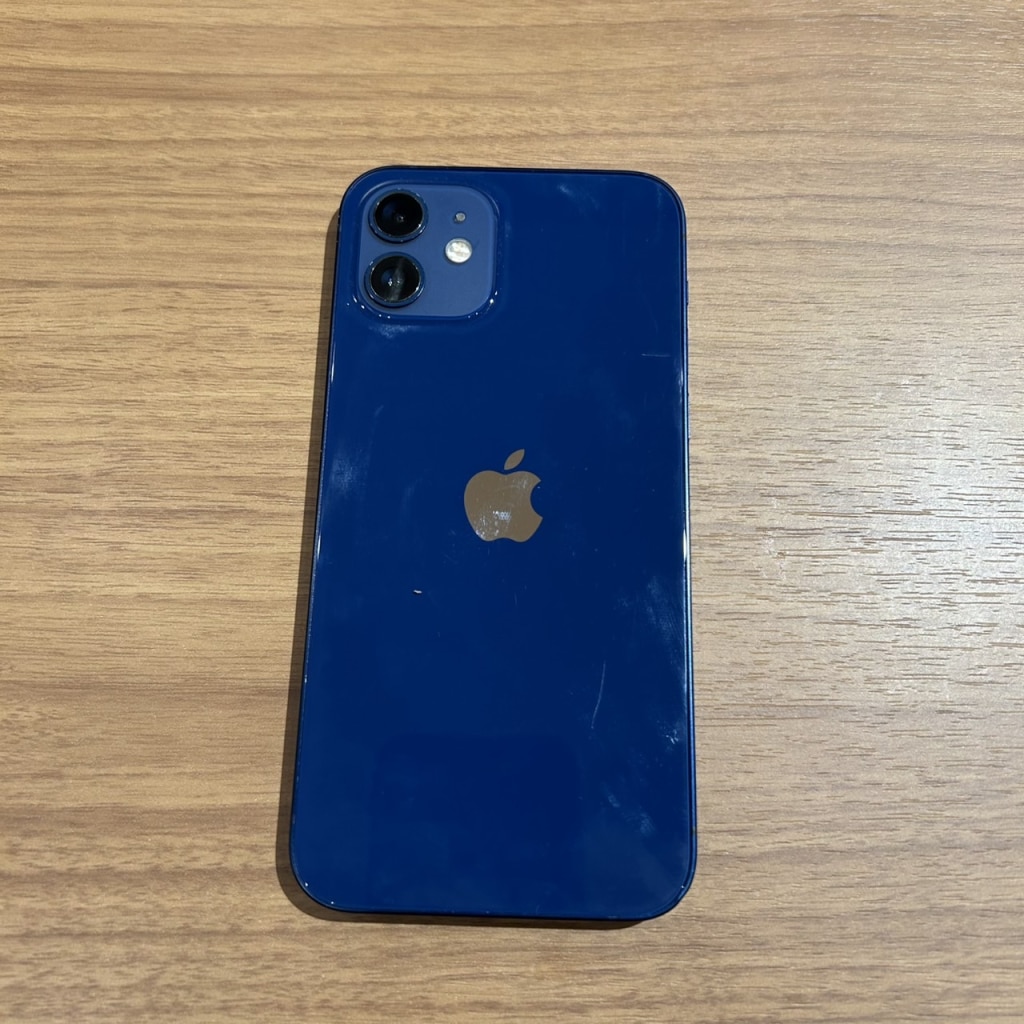 SIMロック解除(au) iPhone12 64GB ブルー MGHR3J/A