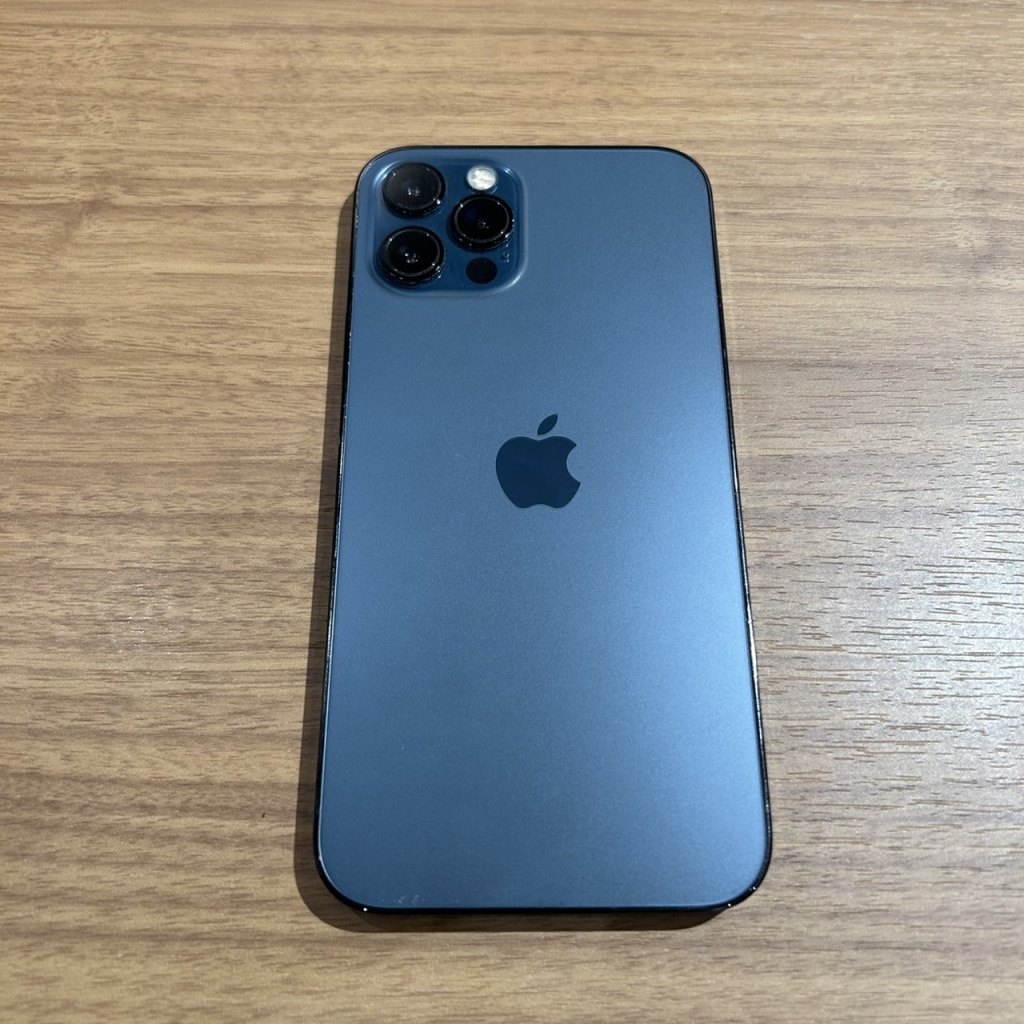 SIMロック解除(Softbank) iPhone12Pro 128GB パシフィックブルー MGM83J/A