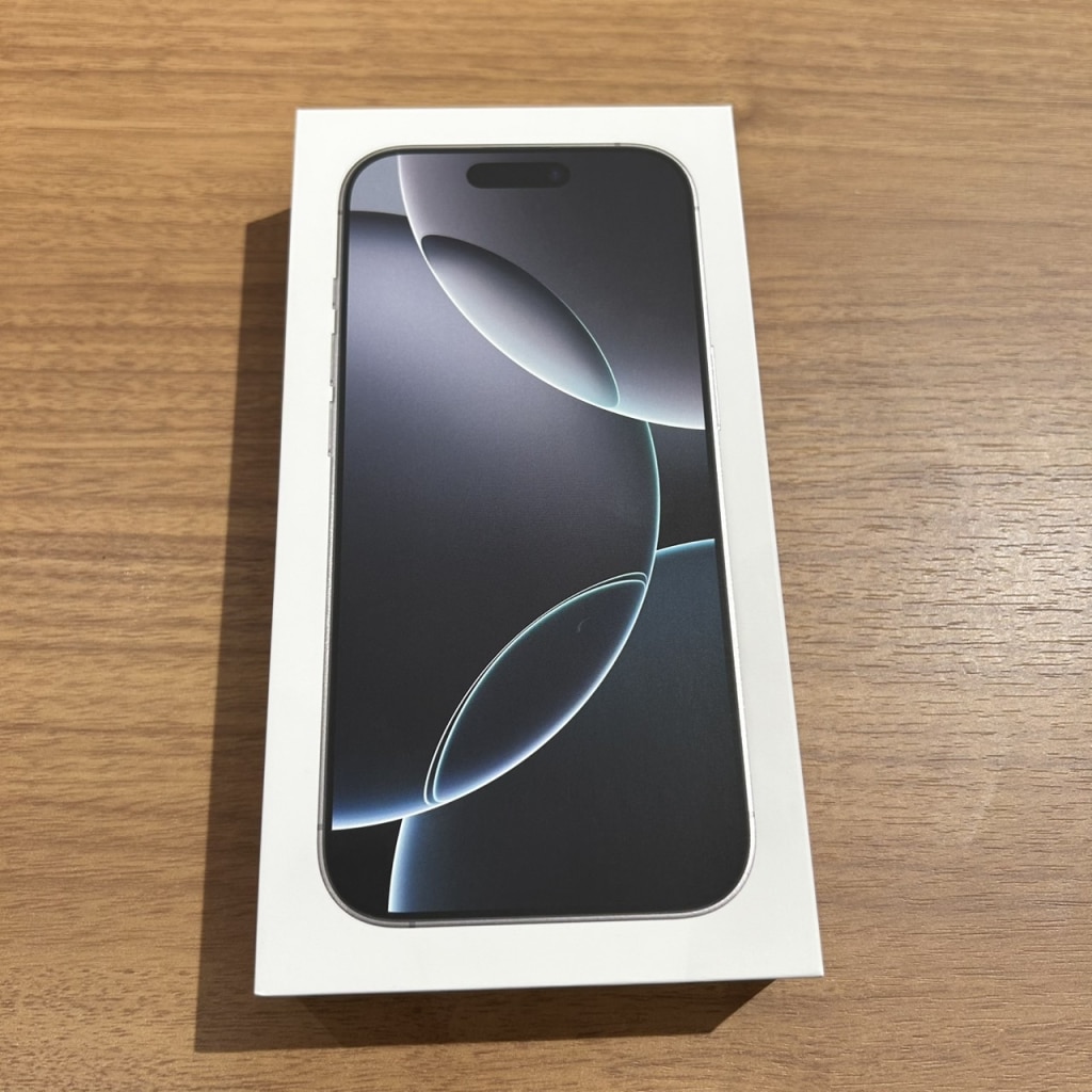 国内版SIMフリー iPhone16Pro 256GB ブラックチタニウム MYN03J/A