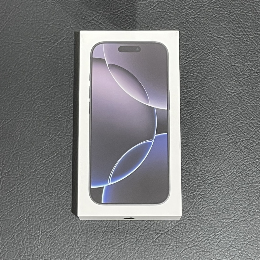 国内版SIMフリー iPhone16Pro 256GB ブラックチタニウム MYN03J/A
