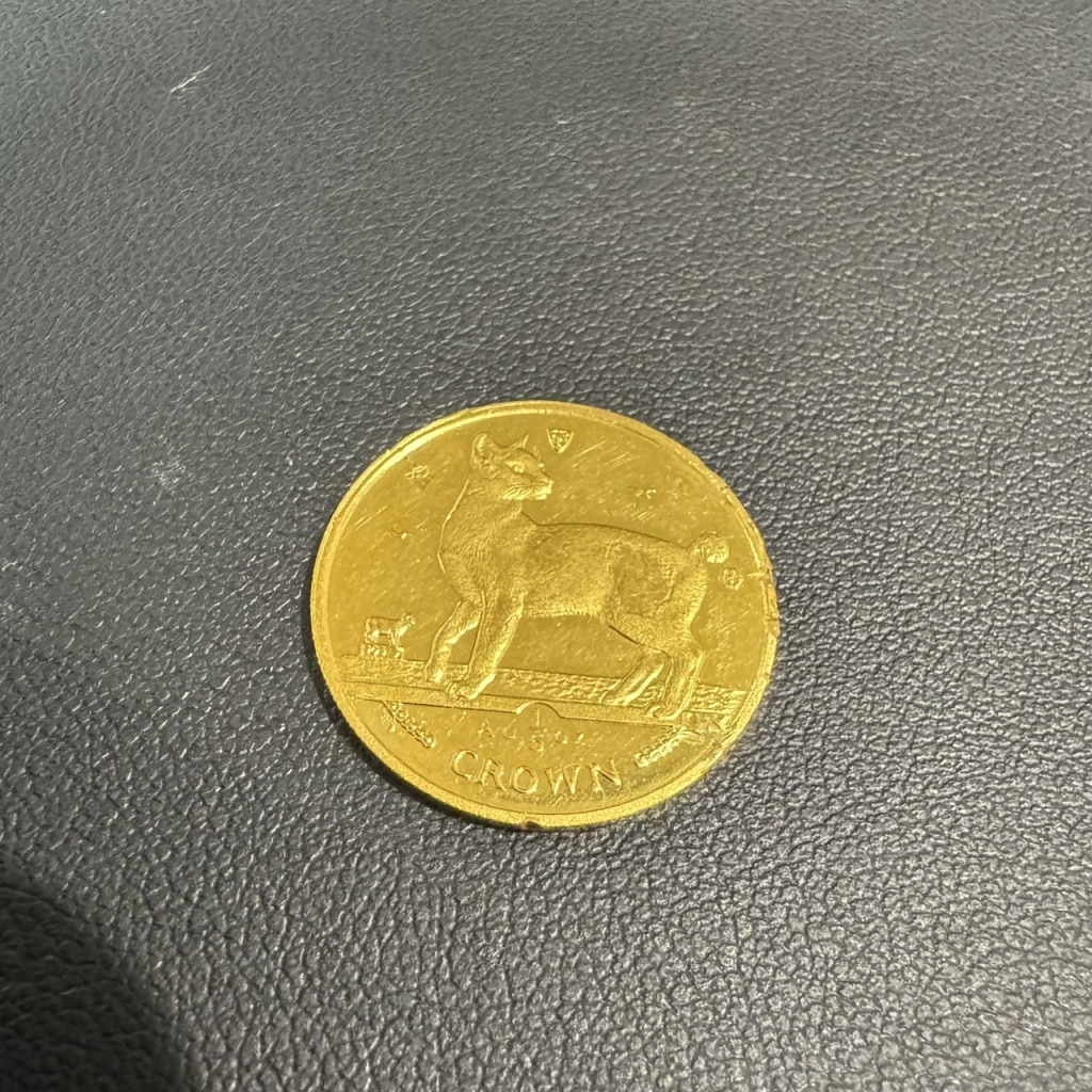K24 マン島キャット金貨 1/5oz 地金