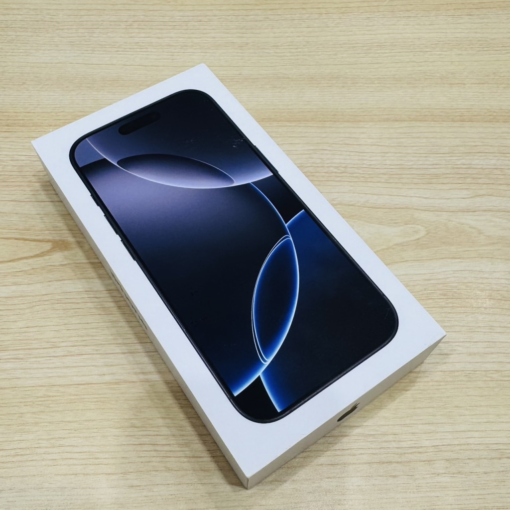 SIMロック解除(Softbank) iPhone16Pro 512GB ブラックチタニウム MYN43J/A