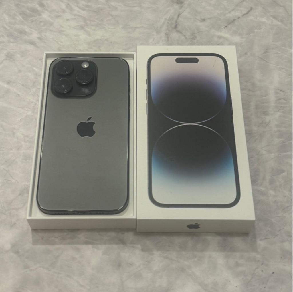 SIMロック解除(Softbank)iPhone14Pro 256GB スペースブラック MQ0Q3J/A