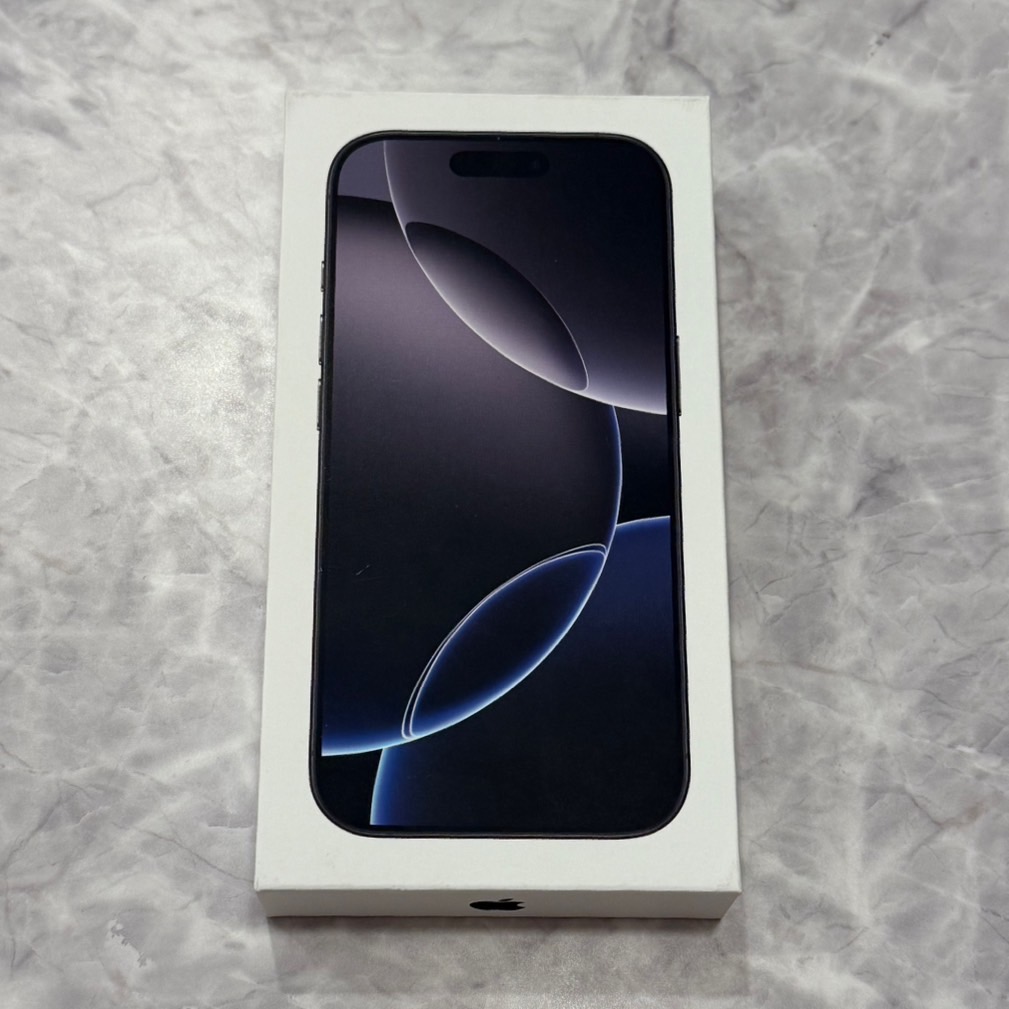 国内版SIMフリー iPhone16Pro 128GB ブラックチタニウム MYMV3J/A