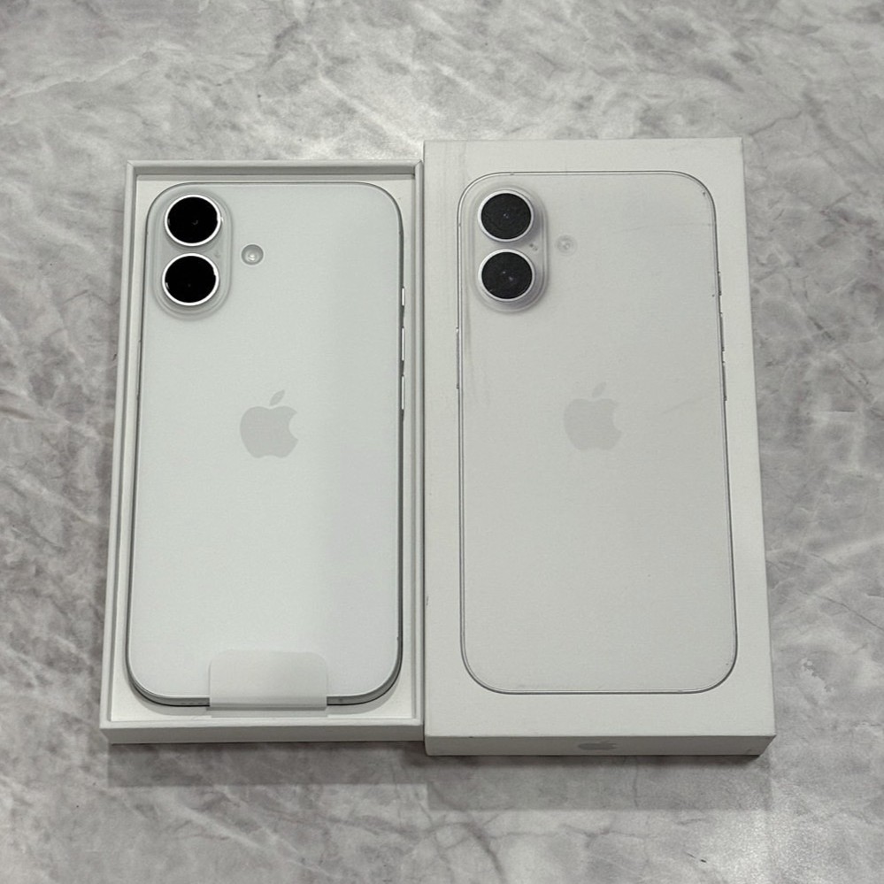 SIMロック解除(Softbank) iPhone16 128GB ホワイト MYDR3J/A