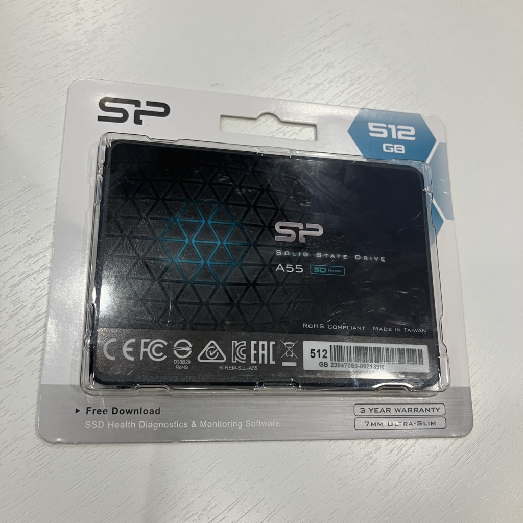 シリコンパワー SP 512GB SSD A55 SP512GBSS3A55S25
