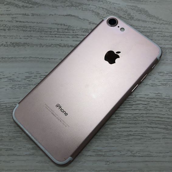 SIMロック解除(au) iPhone7 128GB ローズゴールド MNCN2J/A