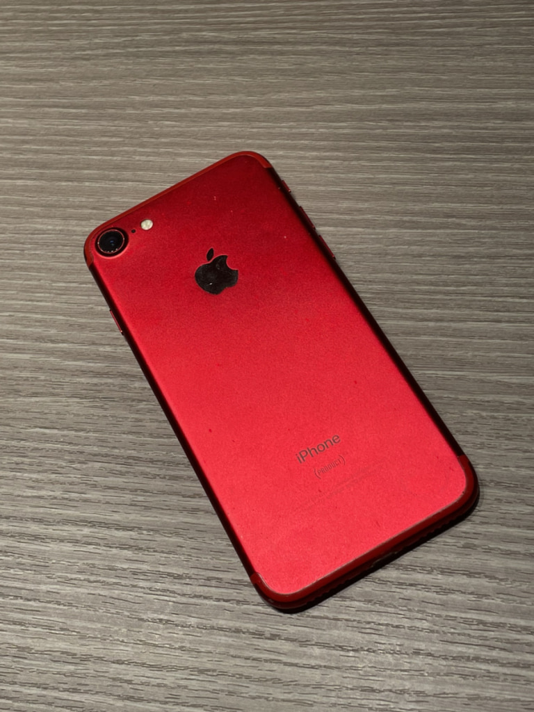 SIMロック解除(au) iPhone7 128GB レッド MPRX2J/A