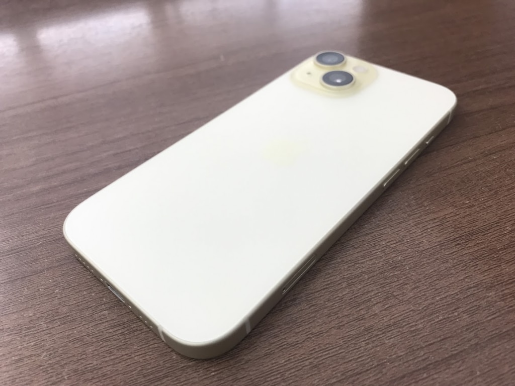 SIMロック解除(Softbank)iPhone15 128GB イエロー MTMK3J/A