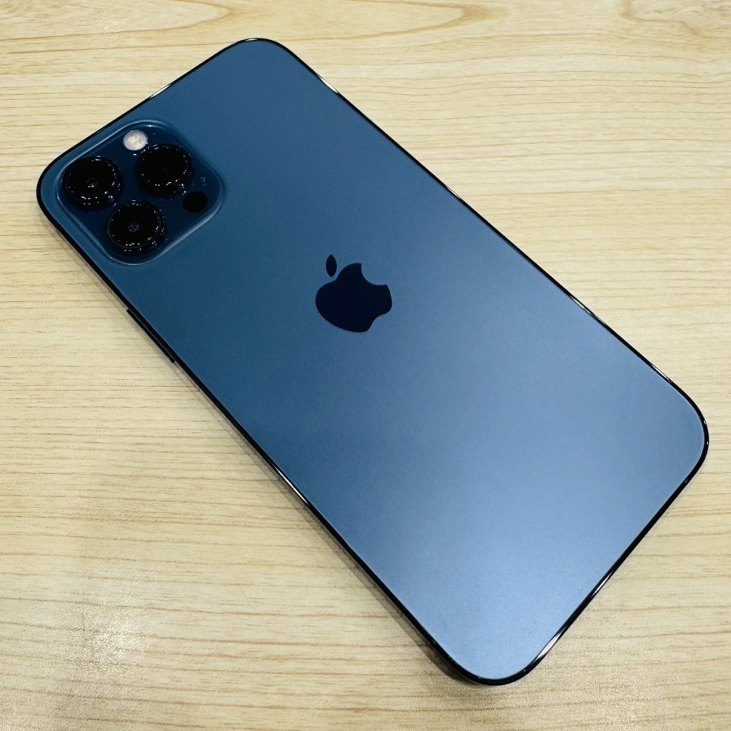 SIMロック解除(au) iPhone12ProMax 256GB パシフィックブルー MGD23J/A