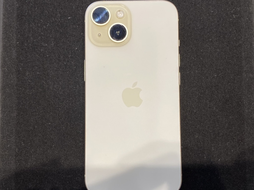 SIMロック解除(softbank) iPhone15 128GB イエロー MTMK3J/A