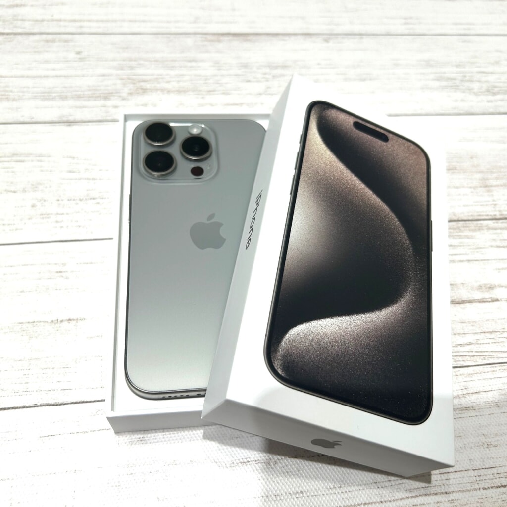 SIMロック解除(au) iPhone15Pro 128GB ナチュラルチタニウム MTU93J/A