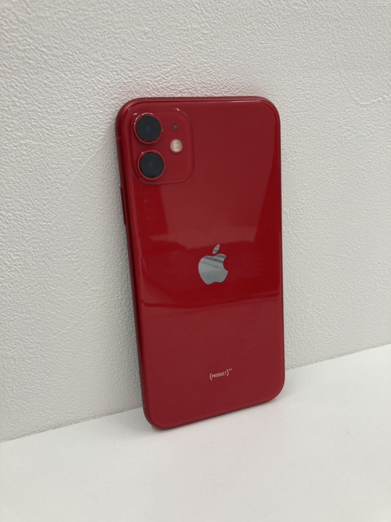 SIMロック解除(Softbank)iPhone11 128GB レッド MWM32J/A