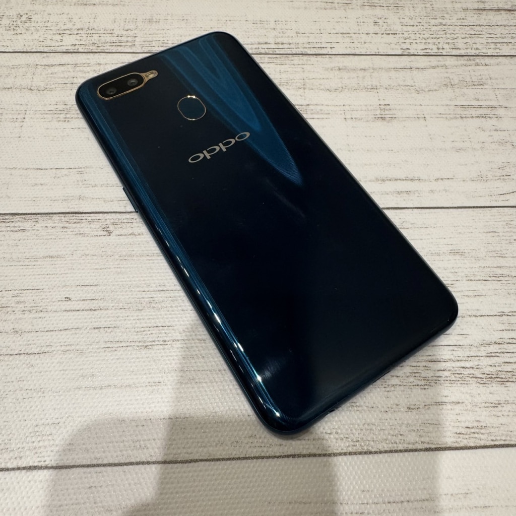 国内版SIMフリー OPPO AX7 ブルー CPH1903