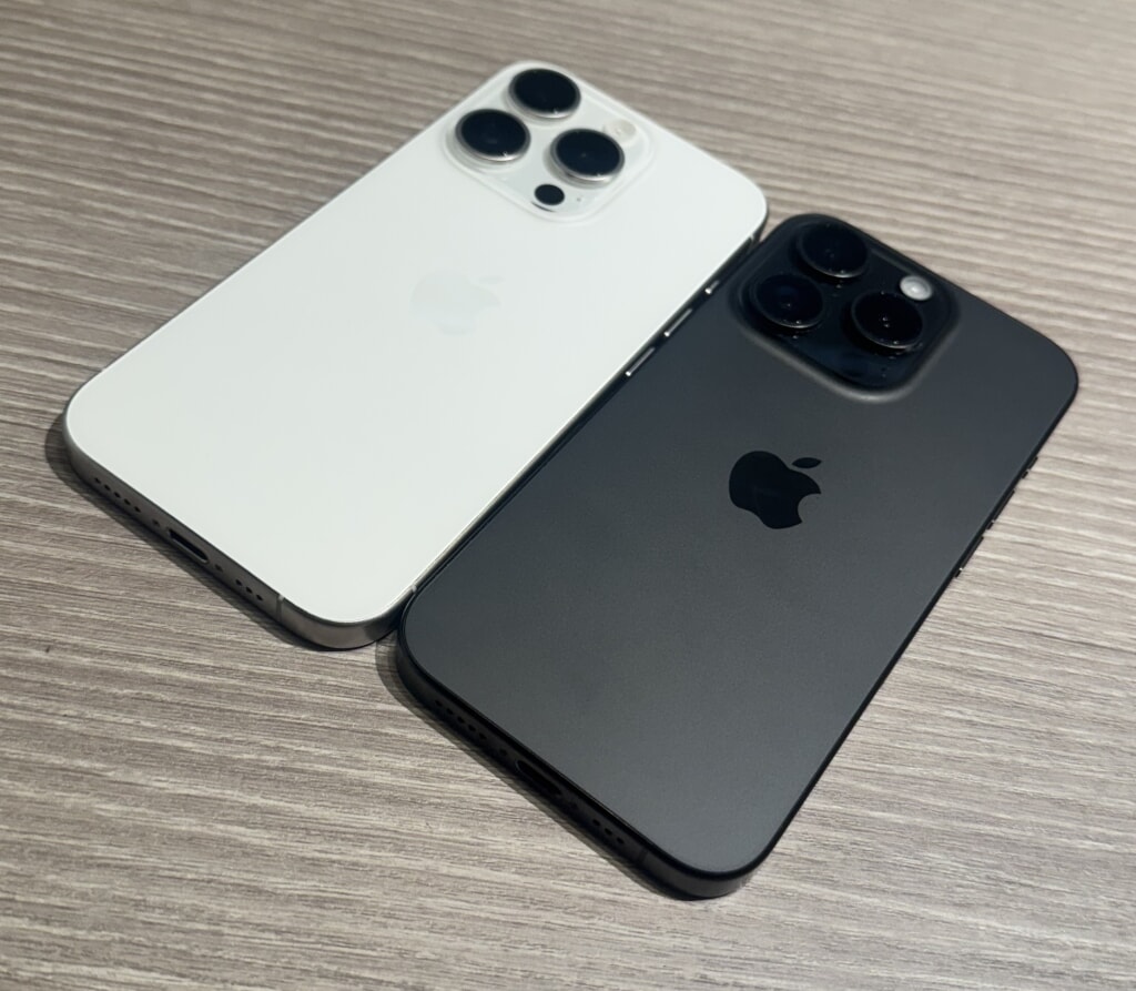 国内版SIMフリー iPhone15Pro 128GB ホワイトチタニウム MTU83J/A ブラックチタニウム MTU73J/A