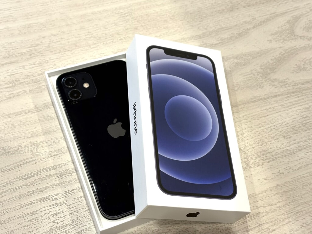 SIMロック解除（Softbank） iPhone12 128GB ブラック MGHU3J/A