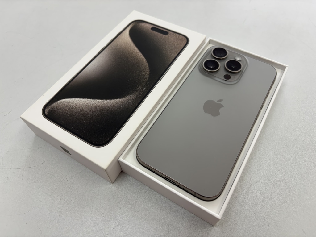 国内版SIMフリー iPhone15Pro 256GB ナチュラルチタニウム MTUF3J/A
