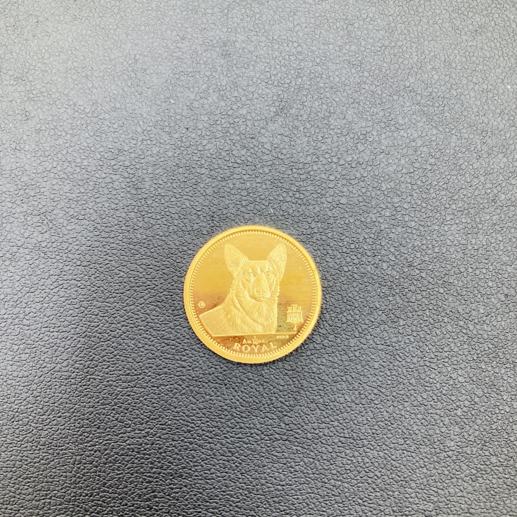K24 ロイヤルドック金貨 1/10oz