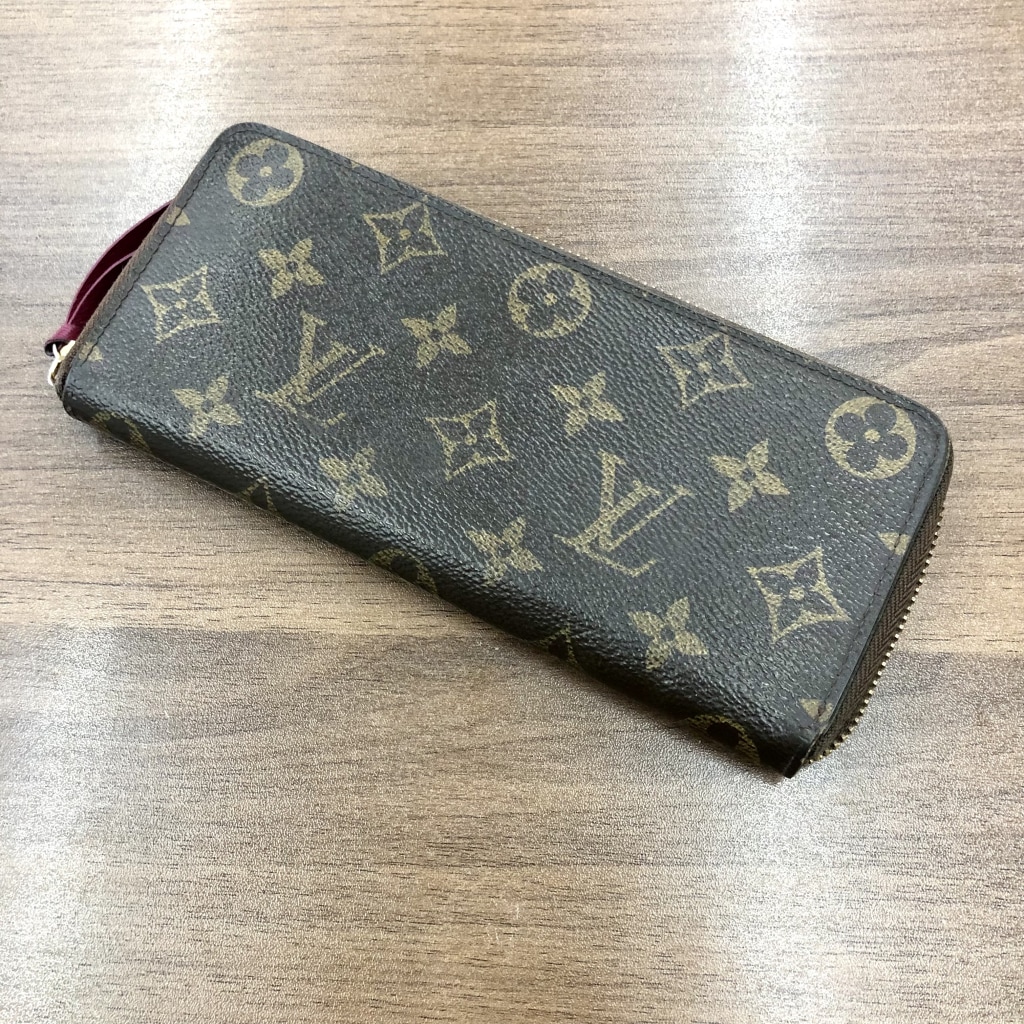 ルイヴィトン モノグラム ポルトフォイユ・クレマンス フューシャ M60742