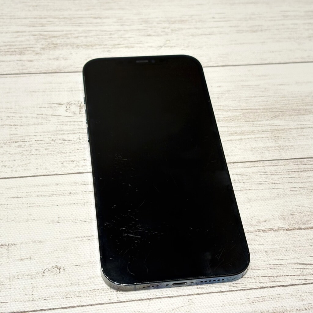SIMロック解除(au) iPhone12ProMax 256GB パシフィックブルー MGD23J/A