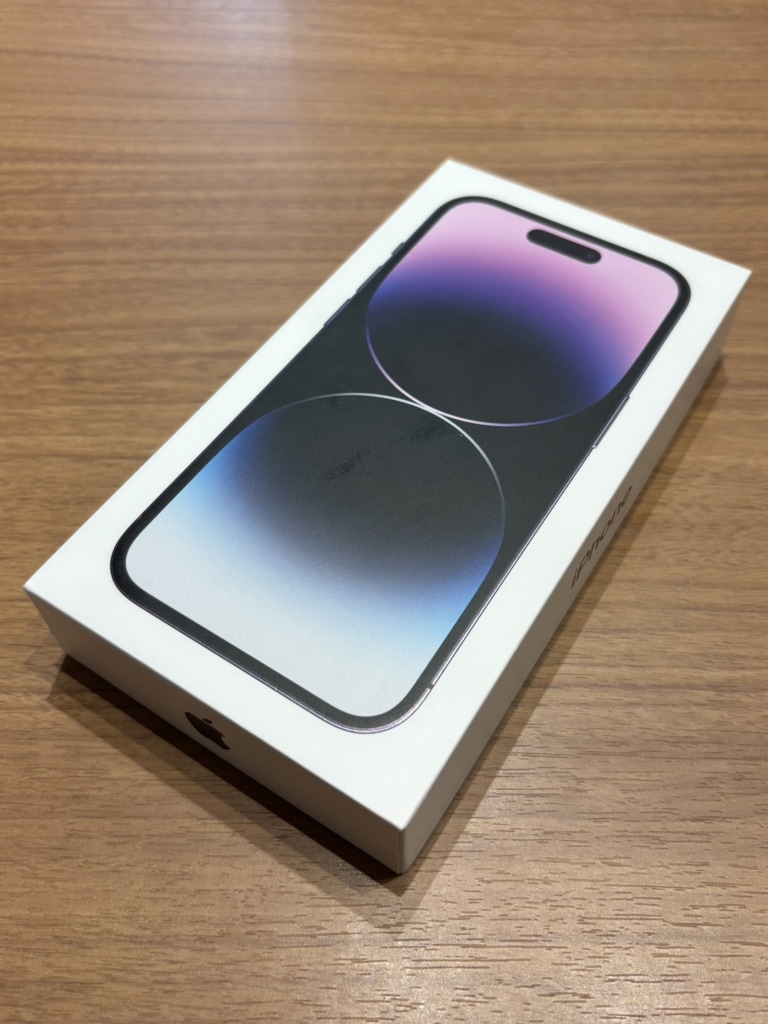 SIMロック解除(Softbank) iPhone14Pro 256GB ディープパープル MQ1E3J/A
