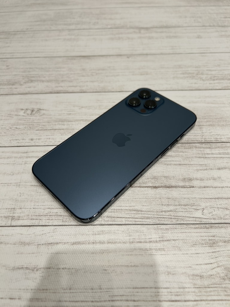 SIMロック解除 (softbank)iPhone12Pro MAX 256GB パシフィックブルー MGD23J/A