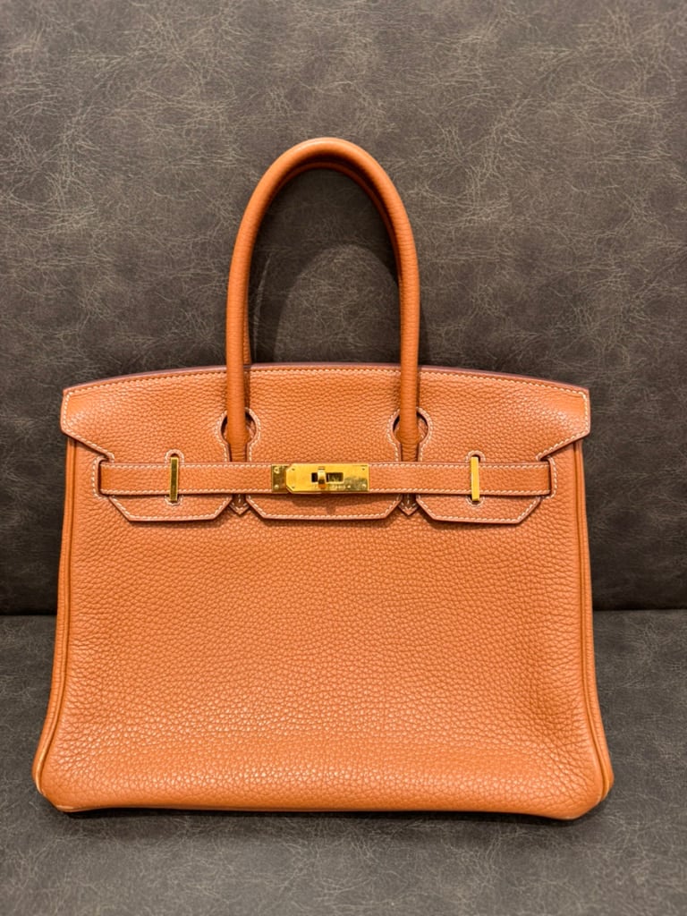 エルメス Hermès バーキン25 トゴ/ゴールド G金具 □M刻印
