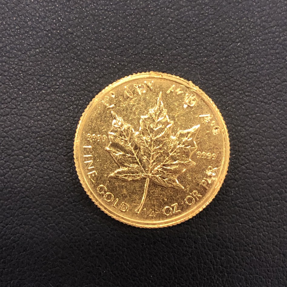 K24C(カナダ メイプルリーフ金貨 1/4oz)