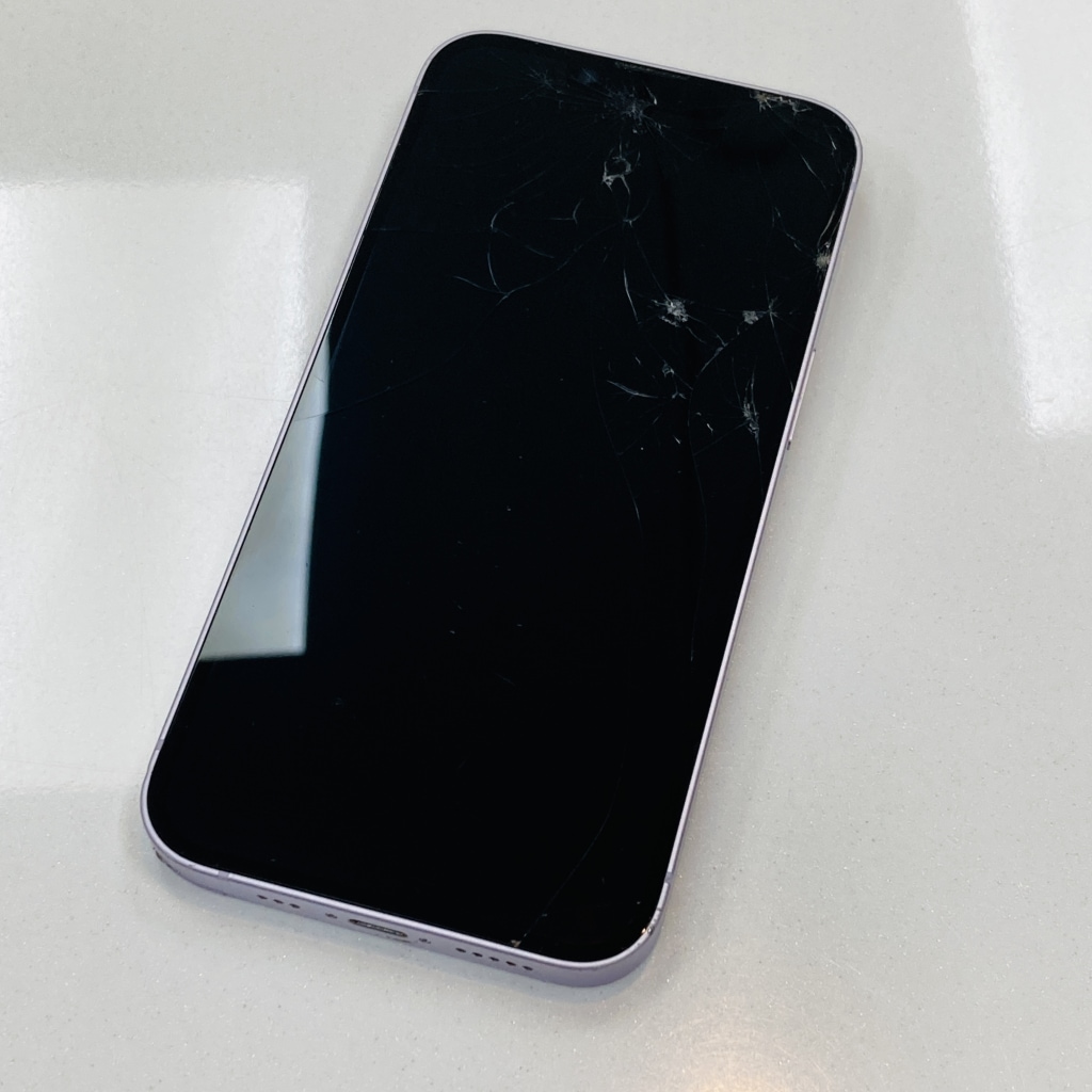 SIMロック解除(au) iPhone14 128GB パープル MPUY3J/A