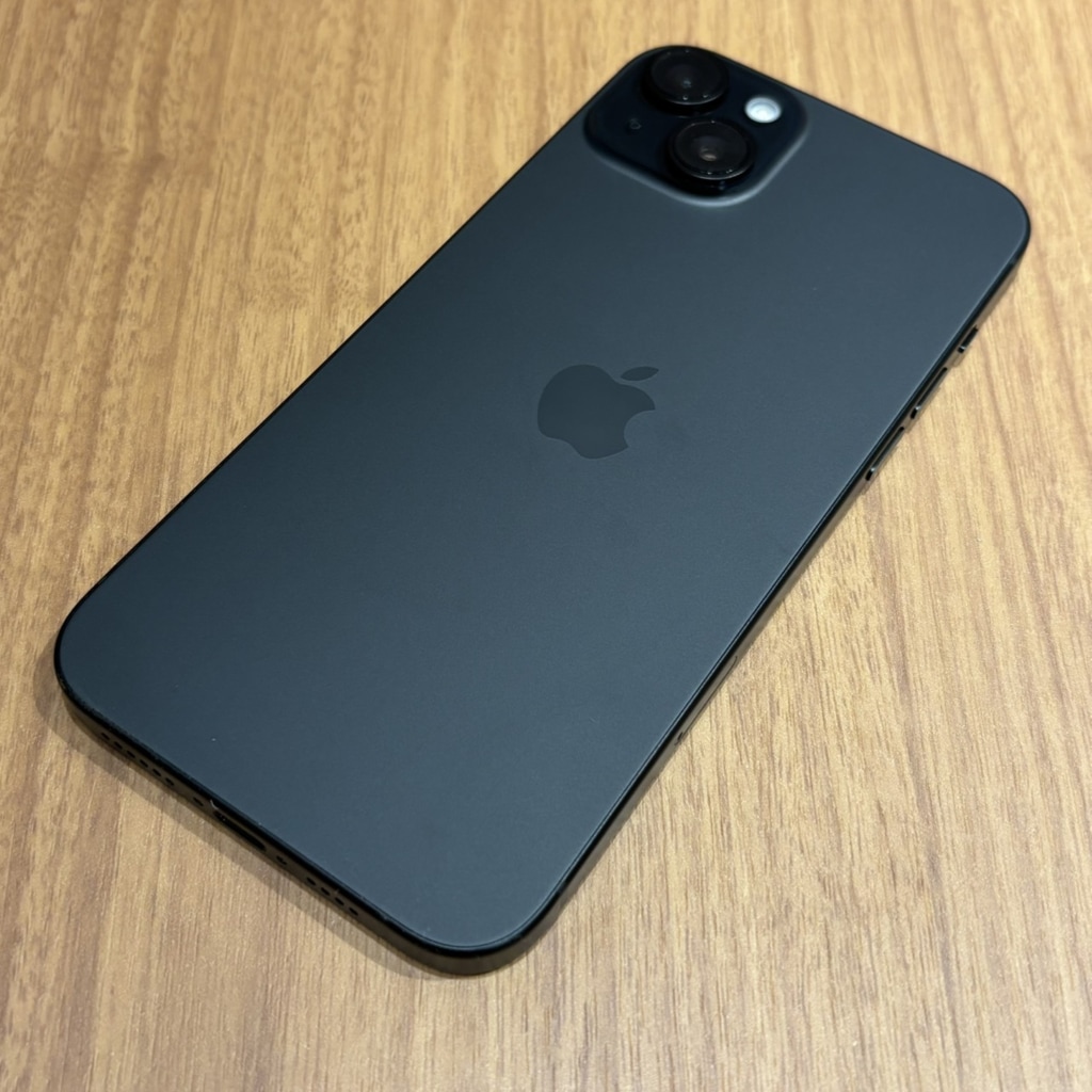 SIMロック解除(Softbank) iPhone15Plus 128GB ブラック MU083J/A