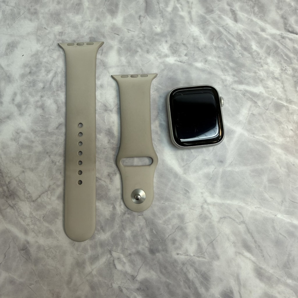 AppleWatch Series4 44mm GPS シルバー アルミニウム MU6A2J/A