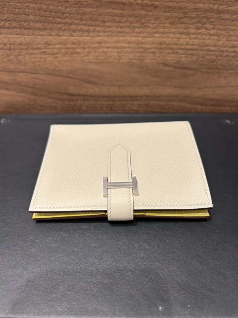 エルメス ベアンコンパクト エプソン ナタライムコンビ SV金具 W刻印