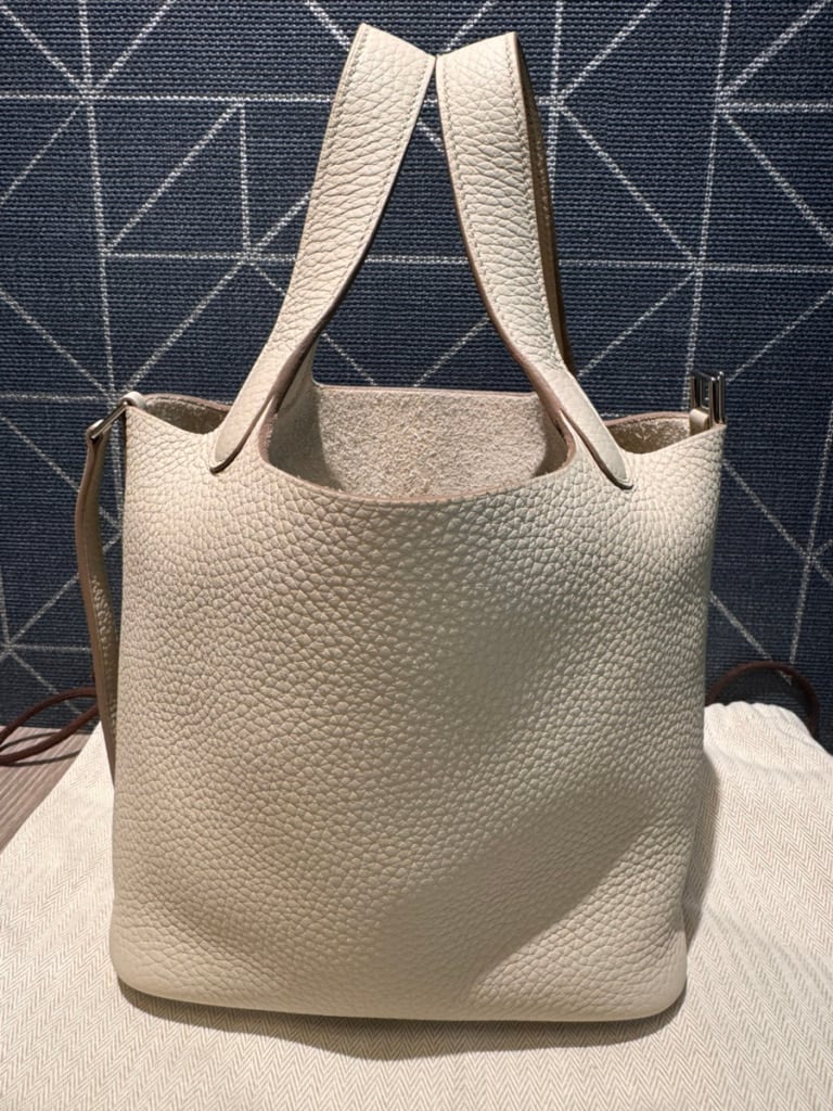 エルメス ピコタンロックPM W刻印 ベトン SV金具