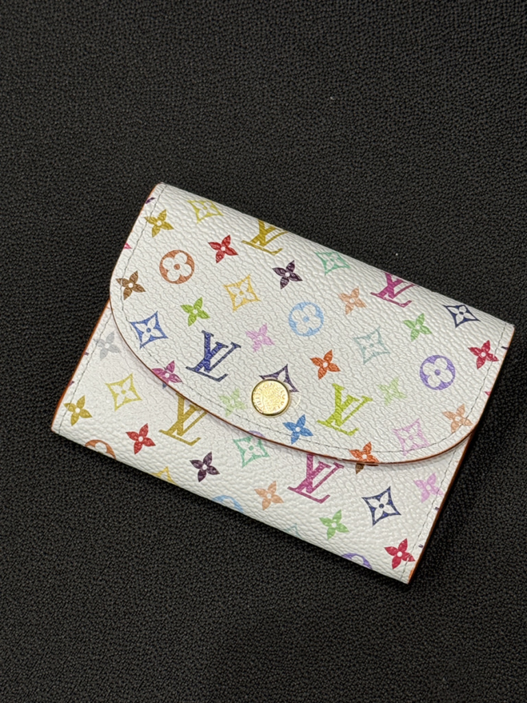 ルイヴィトン マルチカラー LV × TM ポルトモネ･ロザリ M13399
