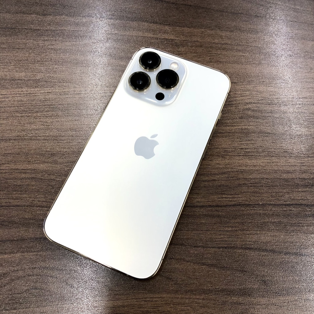 au/SIMロック解除 iPhone13Pro 128GB ゴールド MLUH3J/A