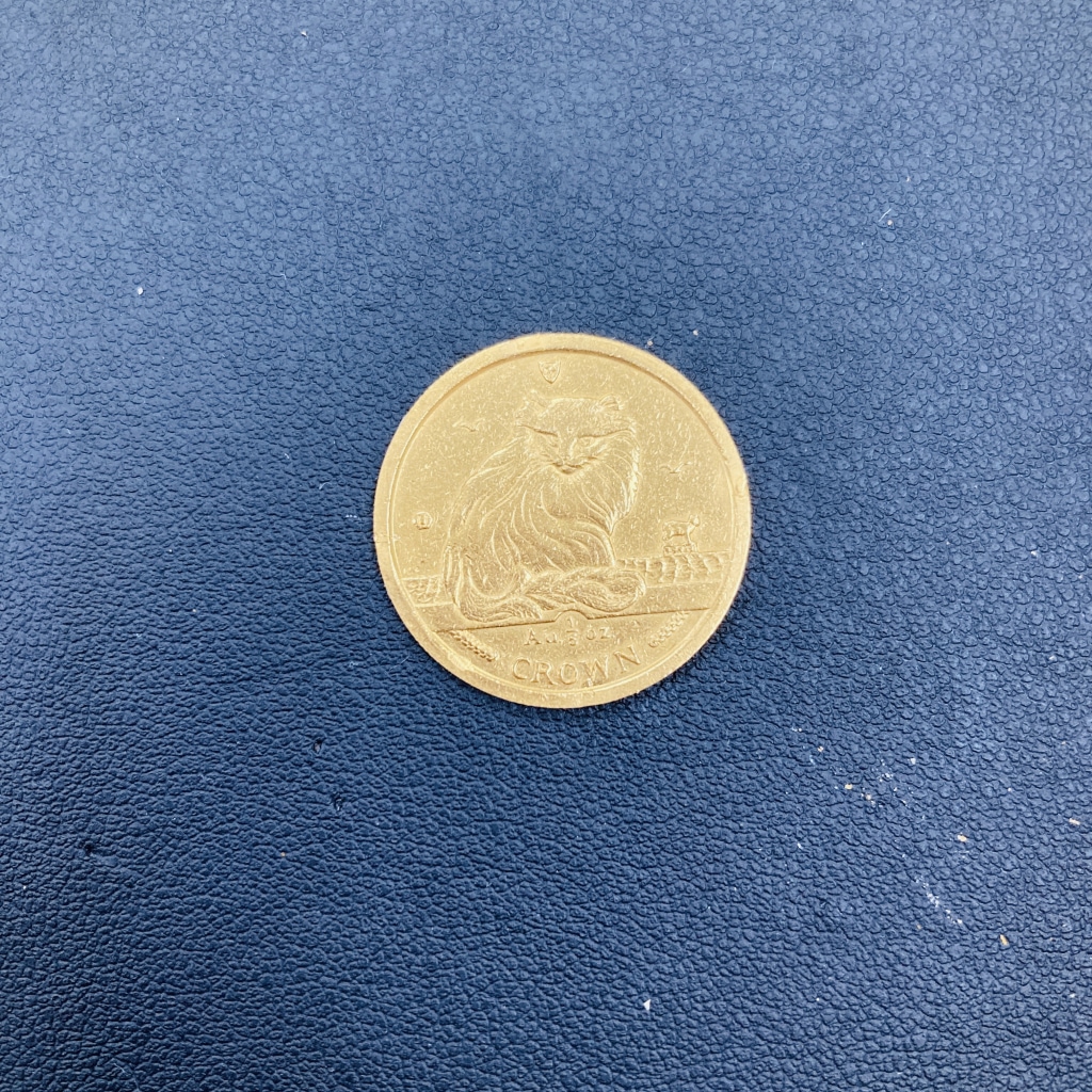 K24 マン島キャット金貨 1/5oz