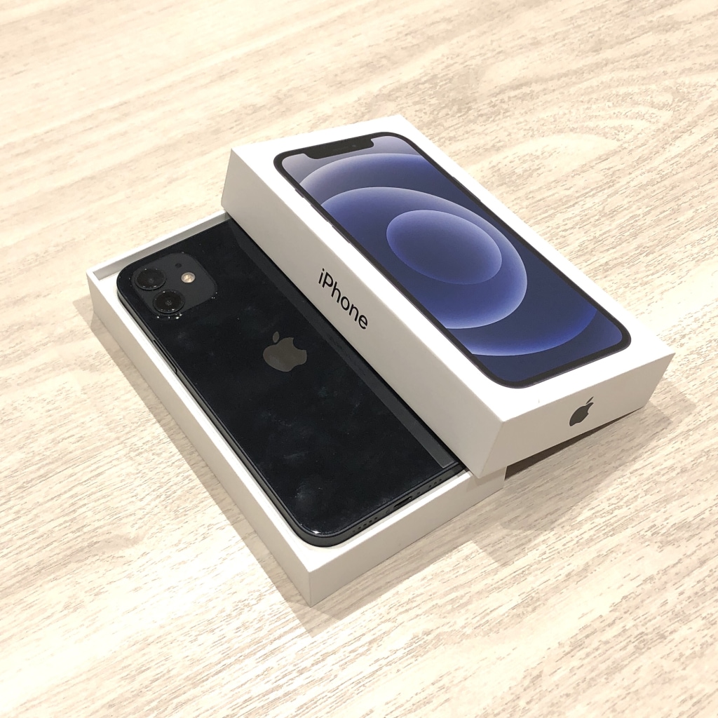 SIMロック解除(Softbank) iPhone12 128GB ブラック MGHU3J/A