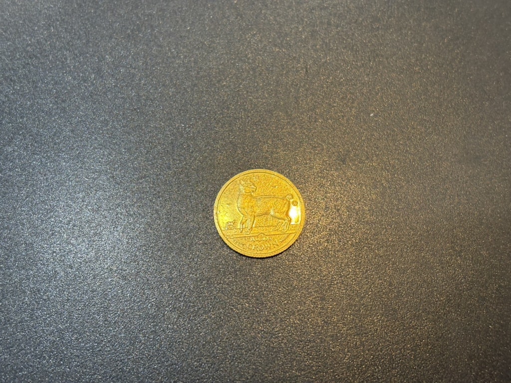 K24/999.9 マン島キャットコイン 金貨  1/25oz 1.2g