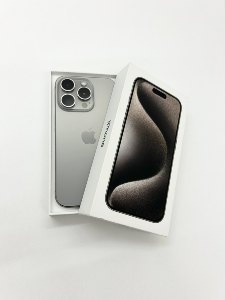 SIMロック解除(楽天モバイル) iPhone15Pro 256GB ナチュラルチタニウム MTUF3J/A