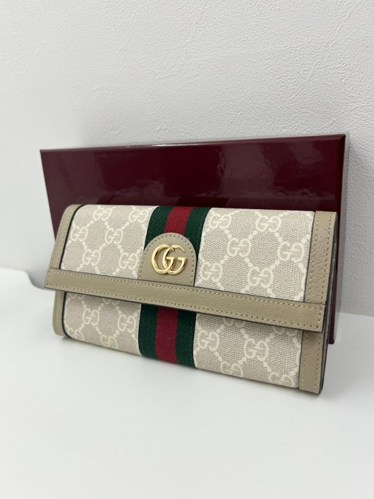 グッチ GGマーモント オフィディア 長財布 523153