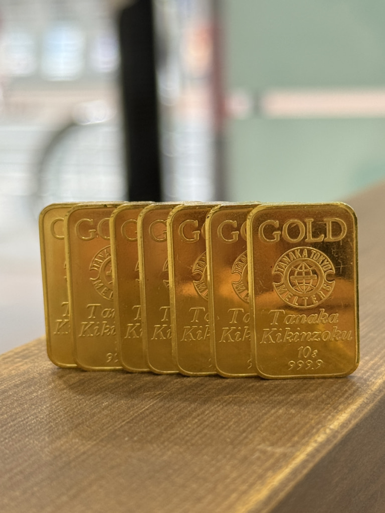 K24C(田中貴金属インゴット) 10g × 7枚