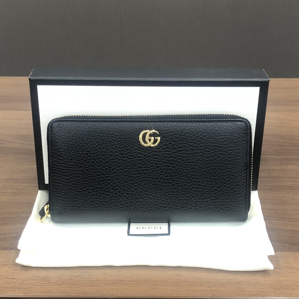 グッチ プチマーモント ラウンドファスナー 456117