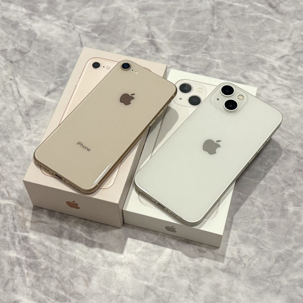 Apple iPhone13 256GB スターライト MLNJ3J/A iPhone8 256GB ゴールド MQ862J/A