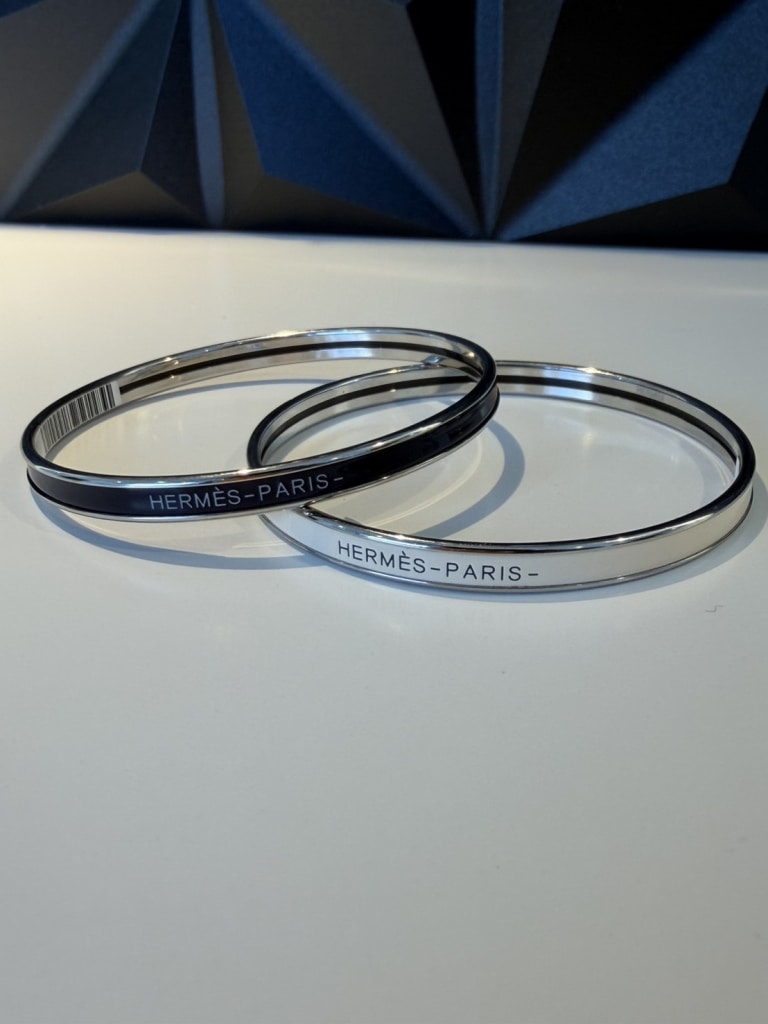 エルメス エナメルバングル XF ユニ