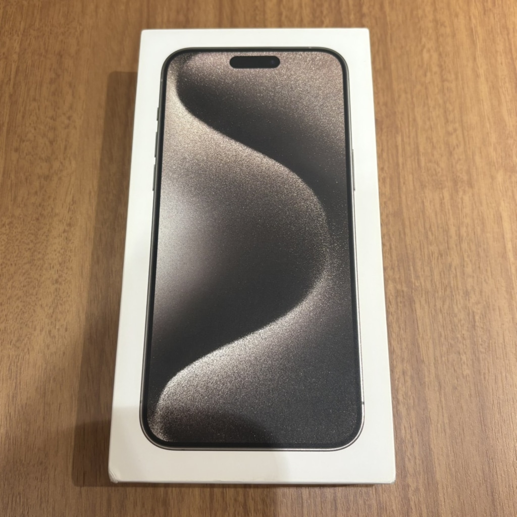 国内版SIMフリー iPhone15ProMax 256GB ナチュラルチタニウム MU6R3J/A
