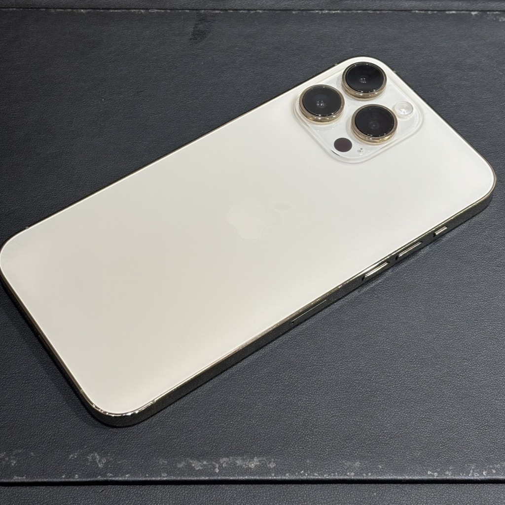 SIMロック解除（au） iPhone14ProMAX 128GB ゴールド MQ983J/A