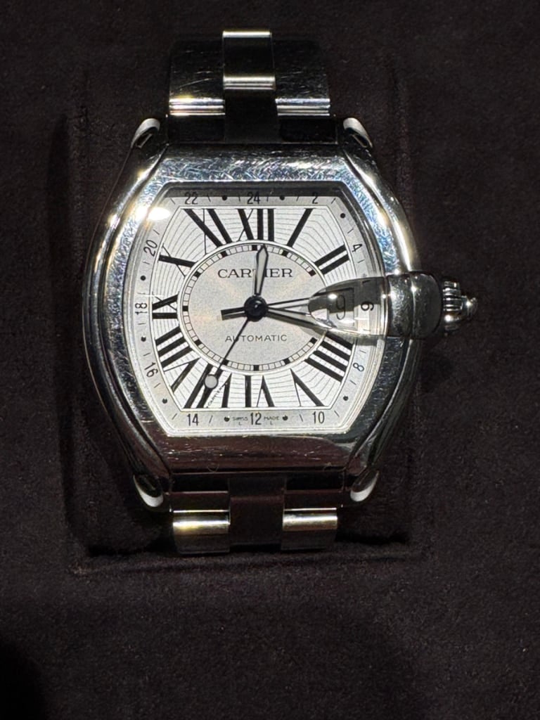 カルティエ ロードスター GMT W62032X6