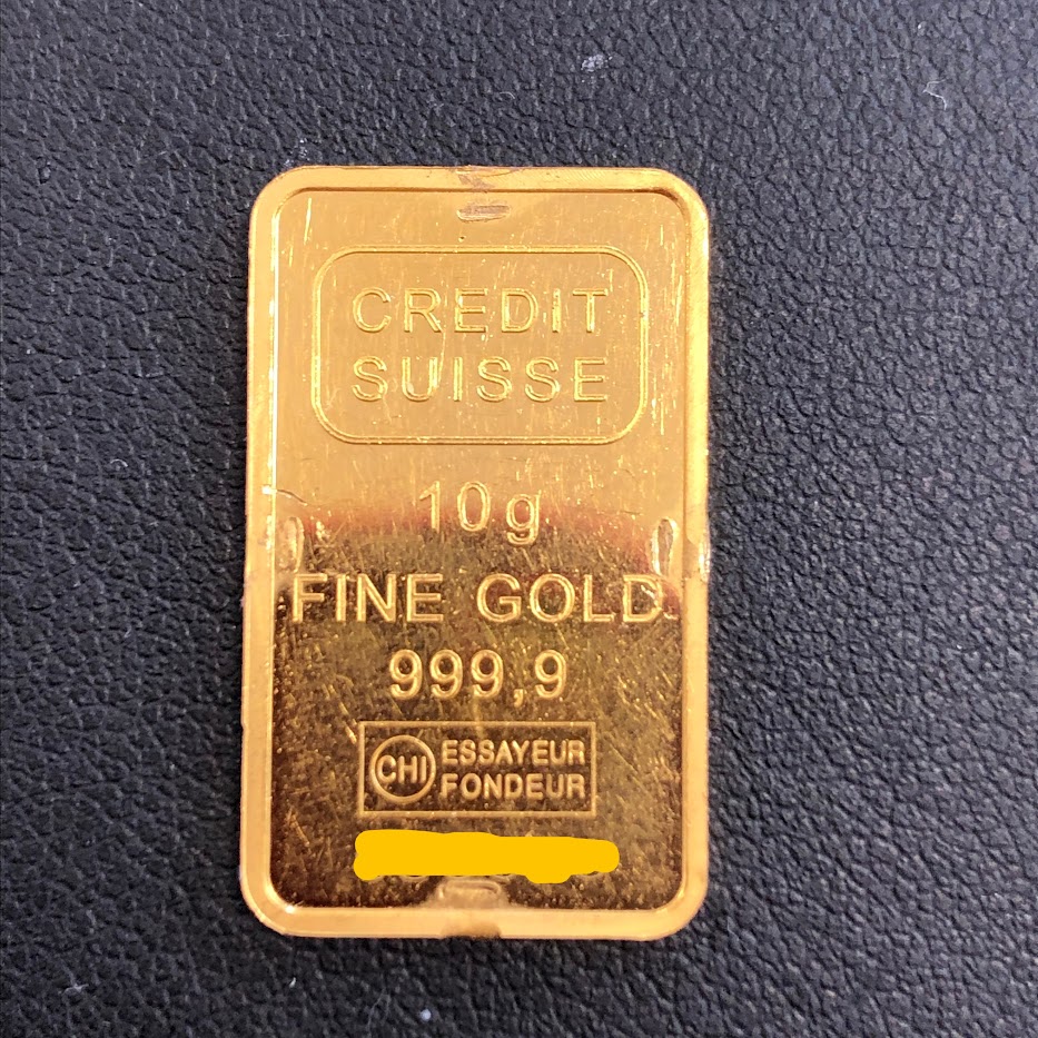 K24C(クレディスイスインゴット) 10g